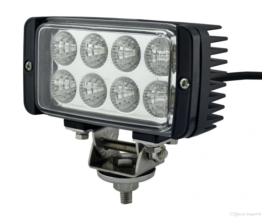 LED SPOT - 8 x 3 watt - front light - WIT - OFF-ROAD - Rectangle LED SPOT - 8 x 3 watt - front light - WIT - OFF-ROAD - Rectangle